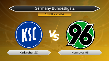 Germany Bundesliga 2 Karlsruher SC VS Hannover 96