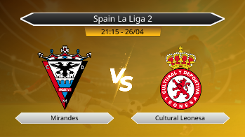 Spain La Liga 2 Mirandes VS Cultural Leonesa
