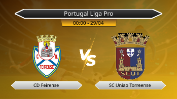 Portugal Liga Pro CD Feirense VS SC Uniao Torreense