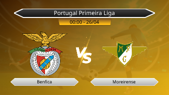 Portugal Primeira Liga Benfica VS Moreirense