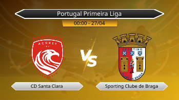 Portugal Primeira Liga CD Santa Clara VS Sporting Clube de Braga