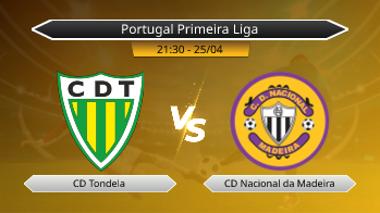 Portugal Primeira Liga CD Tondela VS CD Nacional da Madeira
