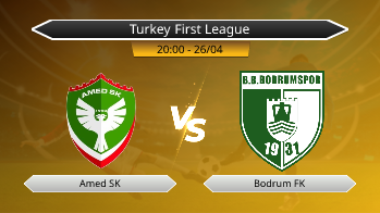Turkey First League Amed SK VS Bodrum FK