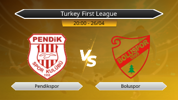 Turkey First League Pendikspor VS Boluspor
