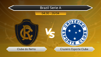 Brazil Serie A Clube do Remo VS Cruzeiro Esporte Clube