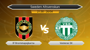 Sweden Allsvenskan IF Brommapojkarna VS Vasteras SK