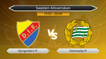 Sweden Allsvenskan Djurgardens IF VS Hammarby IF