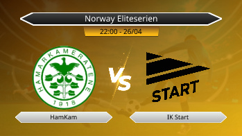 Norway Eliteserien HamKam VS IK Start