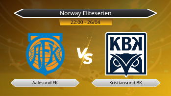 Norway Eliteserien Aalesund FK VS Kristiansund BK