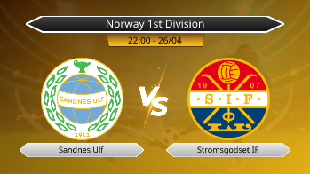 Norway 1st Division Sandnes Ulf VS Stromsgodset IF