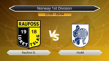 Norway 1st Division Raufoss IL VS Hodd