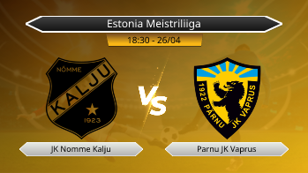 Estonia Meistriliiga JK Nomme Kalju VS Parnu JK Vaprus