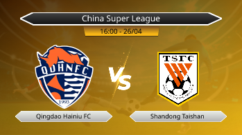 China Super League Qingdao Hainiu FC VS Shandong Taishan