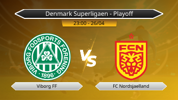 Denmark Superligaen - Playoff Viborg FF VS FC Nordsjaelland
