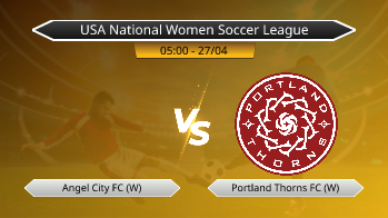 USA National Women Soccer League Angel City FC (W) VS Portland Thorns FC (W)