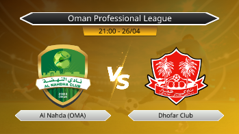 Oman Professional League Al Nahda (OMA) VS Dhofar Club