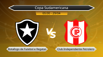 Copa Sudamericana Botafogo de Futebol e Regatas VS Club Independiente Petrolero