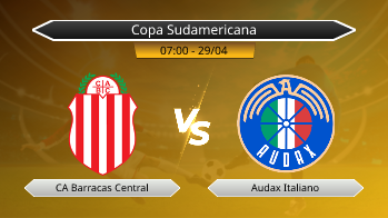 Copa Sudamericana CA Barracas Central VS Audax Italiano
