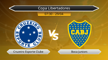 Copa Libertadores Cruzeiro Esporte Clube VS Boca Juniors