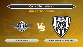 Copa Libertadores Club Libertad VS Independiente del Valle