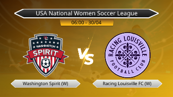 USA National Women Soccer League Washington Spirit (W) VS Racing Louisville FC (W)