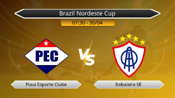 Brazil Nordeste Cup Piaui Esporte Clube VS Itabaiana SE