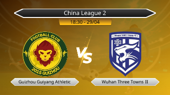 China League 2 Guizhou Guiyang Athletic VS Wuhan Three Towns II