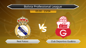 Bolivia Professional League Real Potosi VS Club Deportivo Guabira