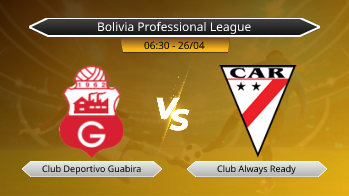 Bolivia Professional League Club Deportivo Guabira VS Club Always Ready