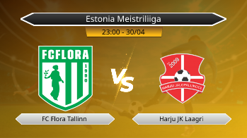 Estonia Meistriliiga FC Flora Tallinn VS Harju JK Laagri