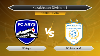 Kazakhstan Division 1 FC Arys VS FC Astana M
