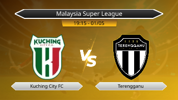 Malaysia Super League Kuching City FC VS Terengganu