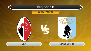 Italy Serie B Bari VS Virtus Entella