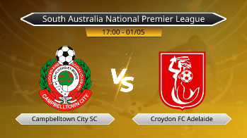South Australia National Premier League Campbelltown City SC VS Croydon FC Adelaide