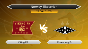 Norway Eliteserien Viking FK VS Rosenborg BK