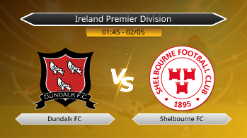 Ireland Premier Division Dundalk FC VS Shelbourne FC