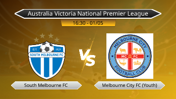 Australia Victoria National Premier League South Melbourne FC VS Melbourne City FC (Youth)