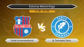 Estonia Meistriliiga Paide Linnameeskond VS JK Tammeka Tartu