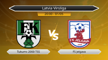 Latvia Virsliga Tukums 2000 TSS VS FS Jelgava