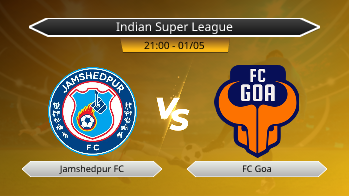 Indian Super League Jamshedpur FC VS FC Goa