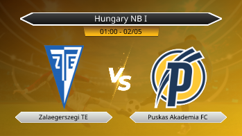Hungary NB I Zalaegerszegi TE VS Puskas Akademia FC