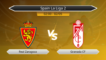 Spain La Liga 2 Real Zaragoza VS Granada CF