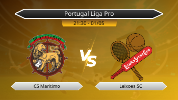 Portugal Liga Pro CS Maritimo VS Leixoes SC