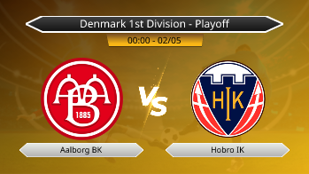 Denmark 1st Division - Playoff Aalborg BK VS Hobro IK