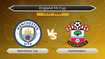 England FA Cup Manchester City VS Southampton