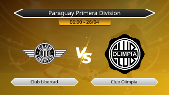 Paraguay Primera Division Club Libertad VS Club Olimpia