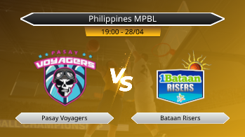 Philippines MPBL Pasay Voyagers VS Bataan Risers