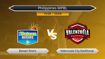 Philippines MPBL Bataan Risers VS Valenzuela City Darkhorse
