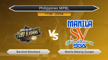 Philippines MPBL Bacolod Masskara VS Manila Batang Quiapo