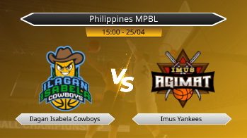 Philippines MPBL Ilagan Isabela Cowboys VS Imus Yankees